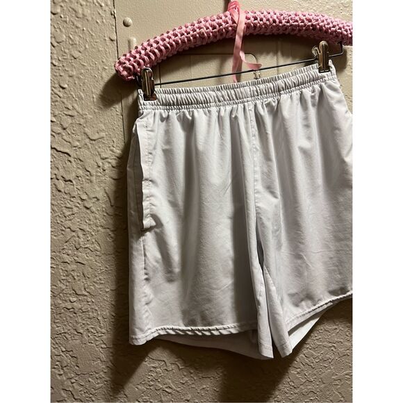 Gymshark White Athletic Shorts Men’s Size Medium - Picture 2 of 14